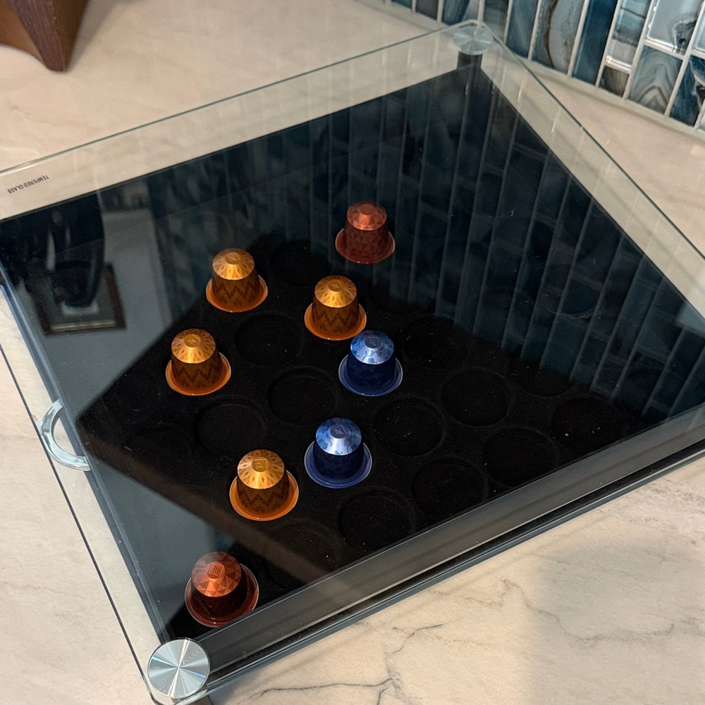 Nespresso Capsule Organizer - Black and Silver